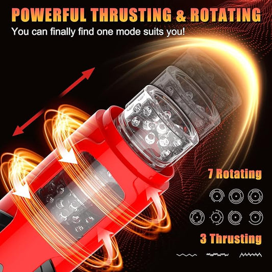 Dark Knight Rotating & Thrusting Male Masturbator App Controlled-1