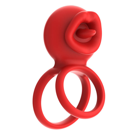 Dragon Tongue Licking & Vibrating Cock Ring App Controlled-0