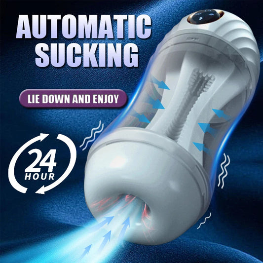Fleshy Pro Sucking & Vibratng Male Masturbator-1