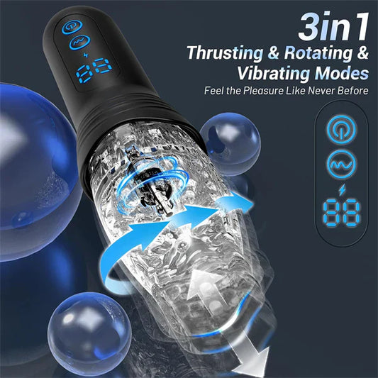 Gawk Gawk 3000 Pro Sucking & Vibrating Male Masturbator Cup-1