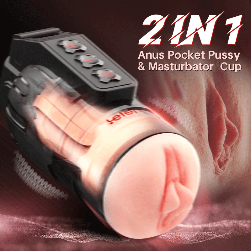 Leten Grenade Realistic Vibrating Male Masturbator App Controlled-3