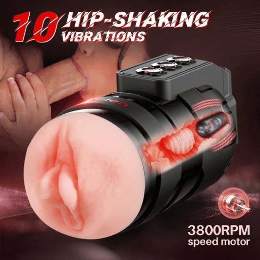 Leten Grenade Realistic Vibrating Male Masturbator App Controlled-1