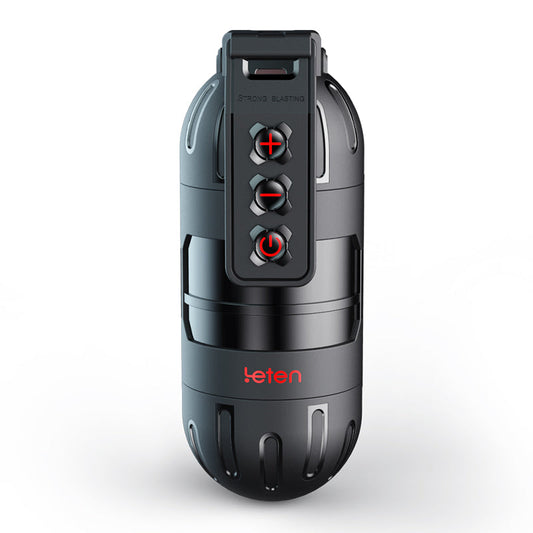 Leten Grenade Realistic Vibrating Male Masturbator App Controlled-0