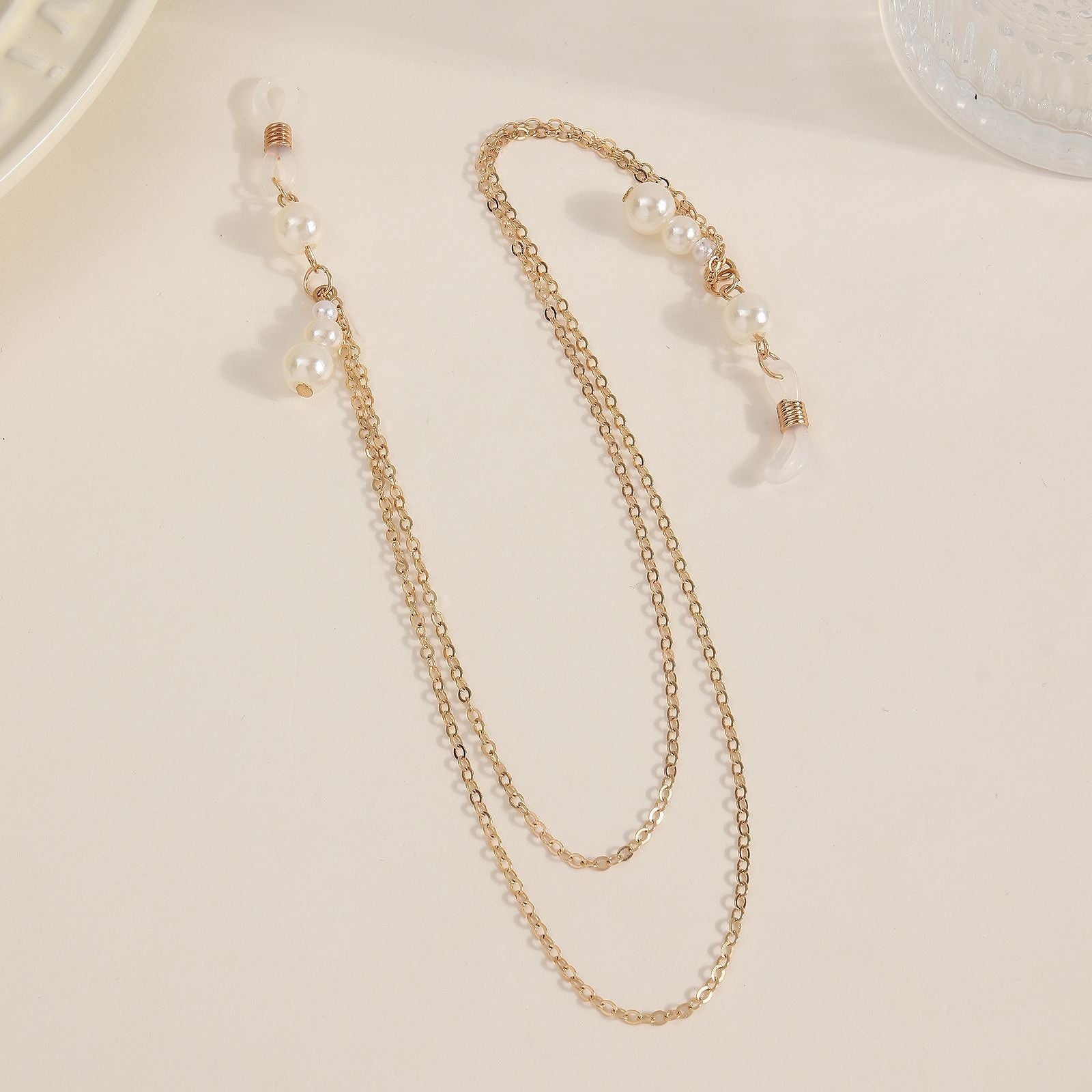 Pearl Pendant Nipple Clamps with Chain-2