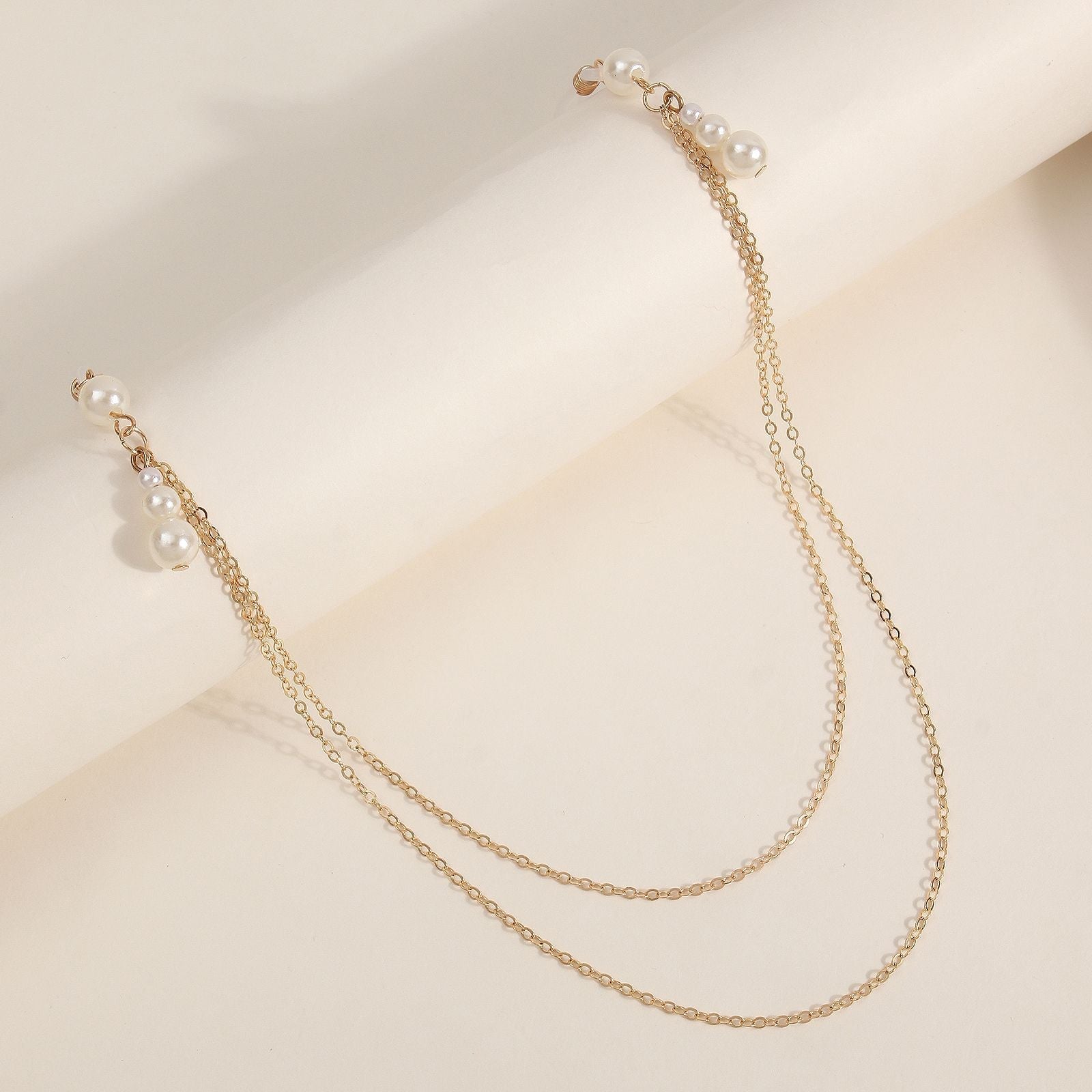 Pearl Pendant Nipple Clamps with Chain-3