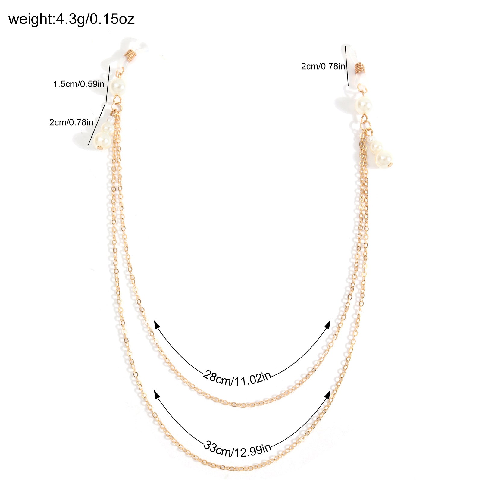 Pearl Pendant Nipple Clamps with Chain-4