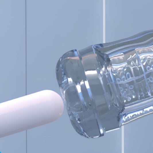 UEKOU Clear Cup Vibrating Male Masturbator App Controlled-1