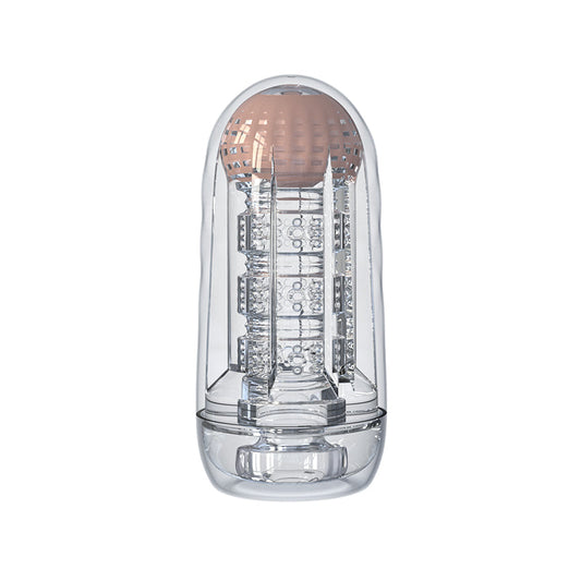 UEKOU Clear Cup Vibrating Male Masturbator App Controlled-0