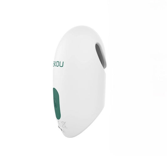 UEKOU White Shark Vibrating Male Masturbator App Controlled-0