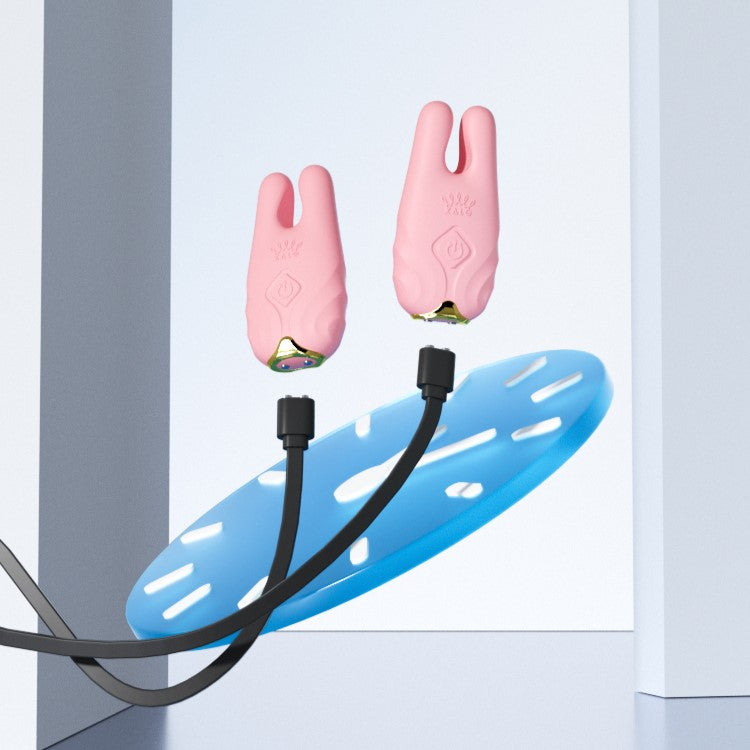 ZALO Nave Vibrating Nipple Clamps App Controlled-3